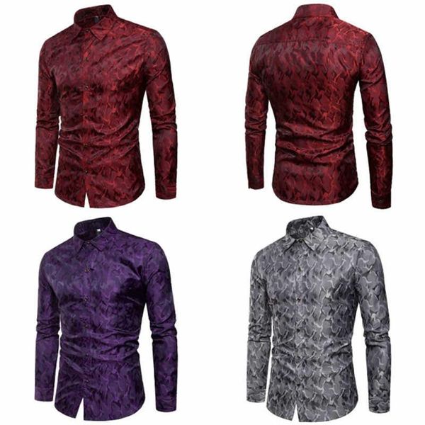 

men's casual shirts formal luxury dress stylish long sleeve shirt fit slim, White;black