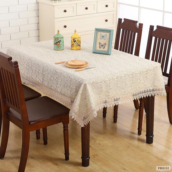 

table cloth table-cloth lace linen european style tea cover for dining room pastoral runner round square tablecloth