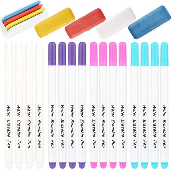 

sewing notions & tools nonvor fabric marker pen pattern erasable tailors chalk water needlework accessories diy, Black