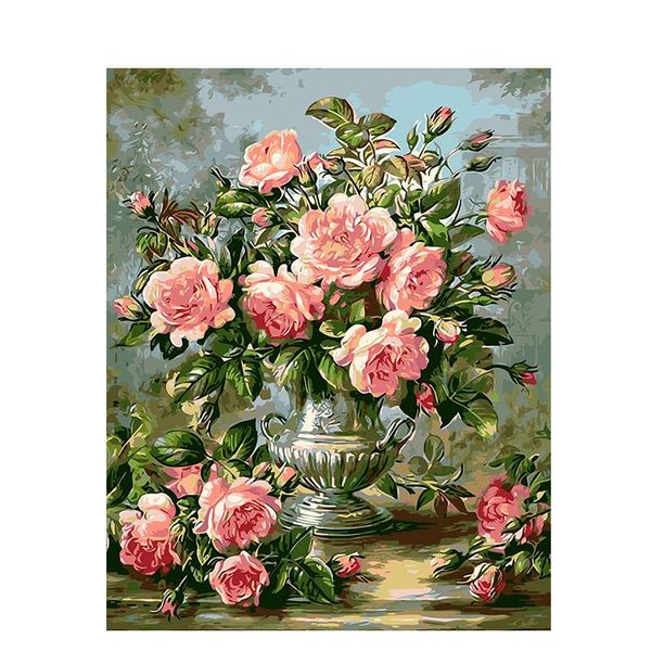 

paintings gatyztory frame diy painting by numbers picture landscape wall art acrylic paint for home decor