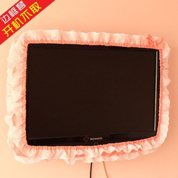 

table cloth tv dust cover fabric frame set do not take fashion creative screen ring 50 32 40