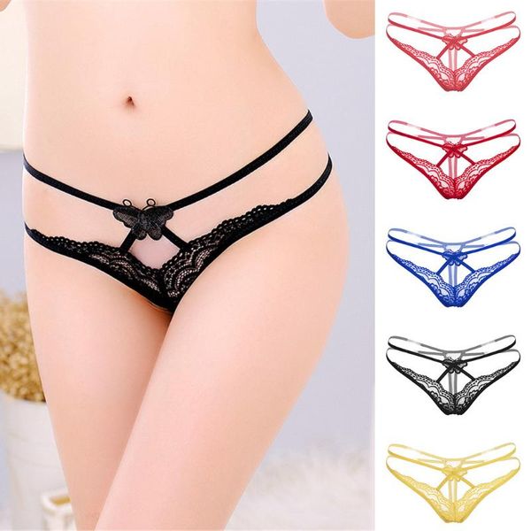 

women's panties g-string underwear female underpants thong solid color pantys lingerie ladies low-rise briefs, Black;pink