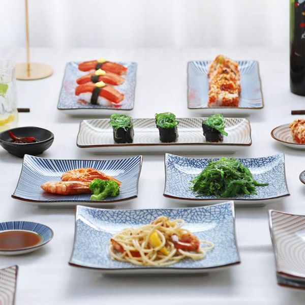 

japanese creative plates dinner luxury ceramic pasta plate set serving sushi steak pratos de jantar tableware di50cp dishes &