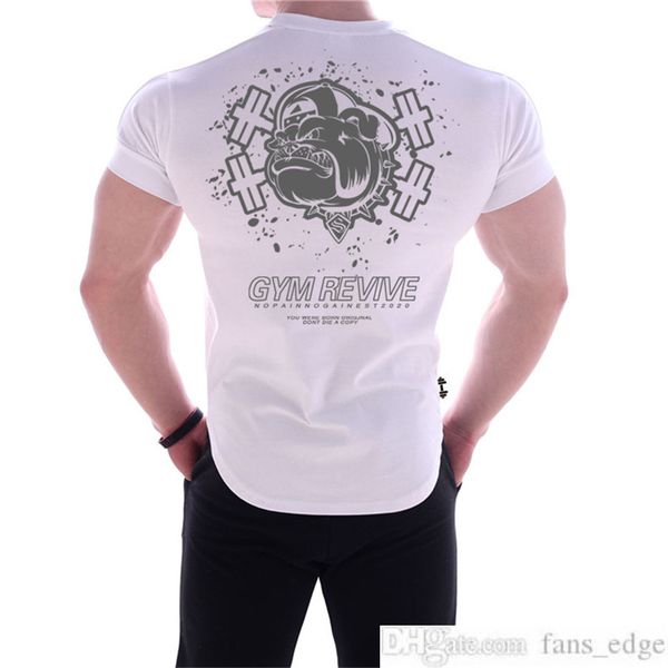 

macathlon quick-drying dog head short sleeve male brother elastic gym muscle training waistcoat sports tight t-shirt soccer jersey, Black;yellow