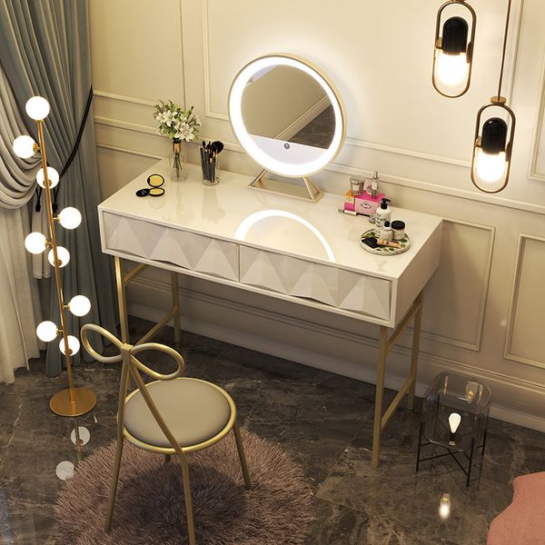 

bedroom furniture home light luxury dress-table fashion table chairs simply a090