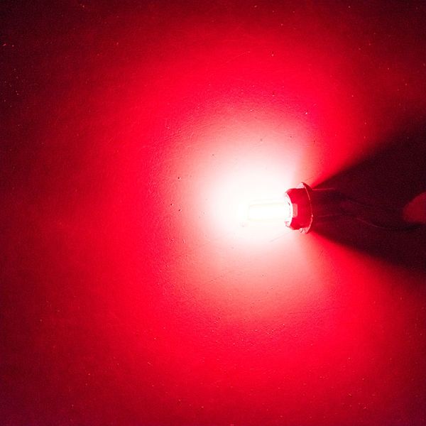 

50pcs red t10 w5w 12led 194 168 cob led parking bulb auto wedge clearance lamp silica bright license ligh bulbs