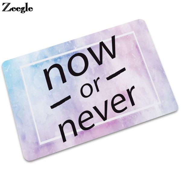 

carpets zeegle letter printed door mat for kitchen bedroom bedside foot bath floor doormat non-slip rubber