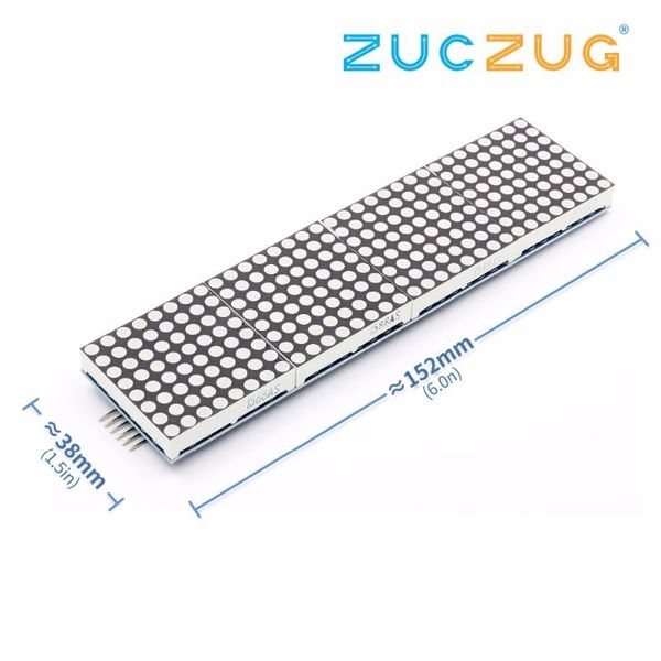 

integrated circuits youe shone led ht1632c module 8x32 red dot-matrix screen