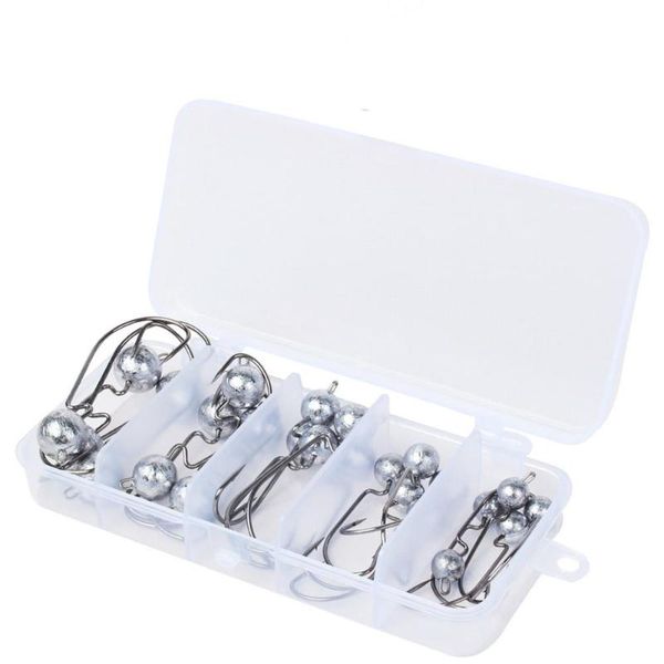 

25pcs lead jig head fishing hook wide crank offset fishhook for soft worm lure barbed carp outdoor hooks set accessories