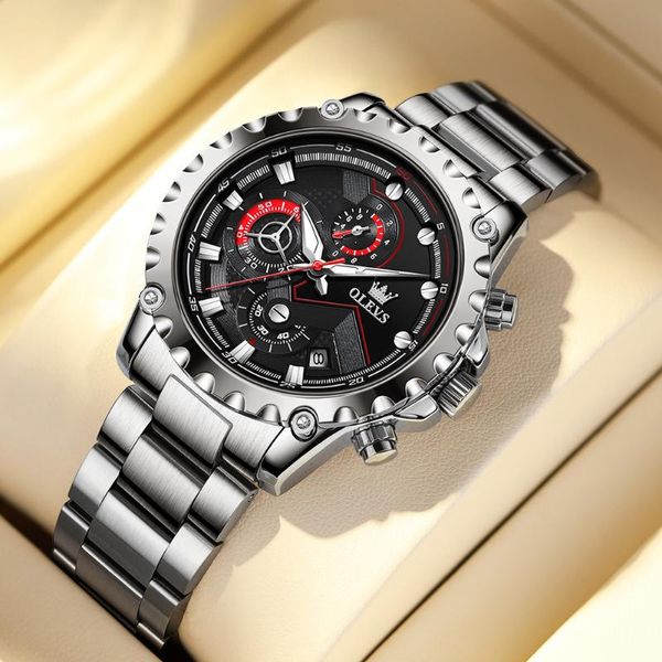 

wristwatches original luxury watch for men waterproof quartz stainless steel sports fashion wristwatch brand clock box relogio masculino, Slivery;brown