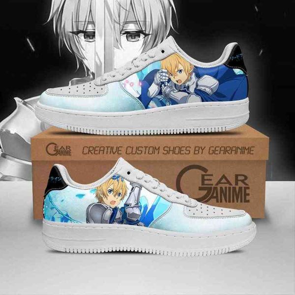 

diy anime sho sao eugeo sword art online sneakers casual running sport walking lightweight tennis