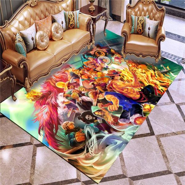 

cushion/decorative pillow anime one piece carpet anti-skid area floor mat 3d rug non-slip dining room living soft bedroom style