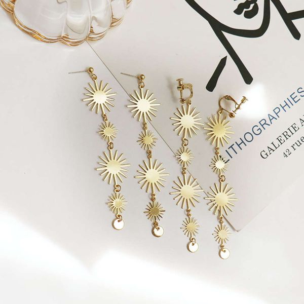 

long earrings temperament simple advanced personalized