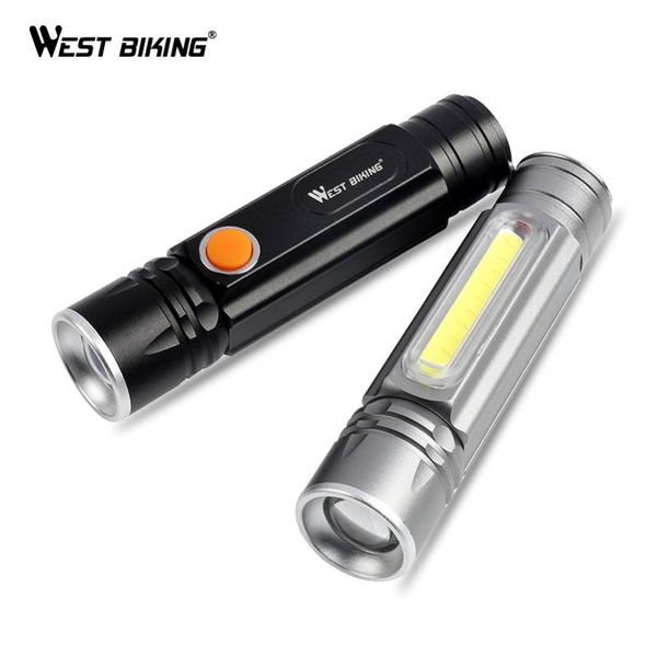 

usb rechargeable bike light 4 modes 350 lm flshlight lamp zoom cycling caming fishing torch front for bicycle lights