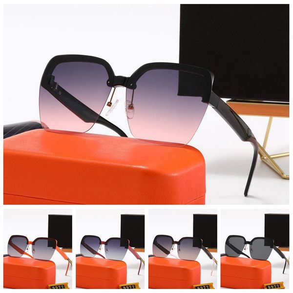 

style squareÂ half frame luxury designer sunglasses for men women brand pilot sun glasses classic fashion eyewear goggle adumbral with case, White;black