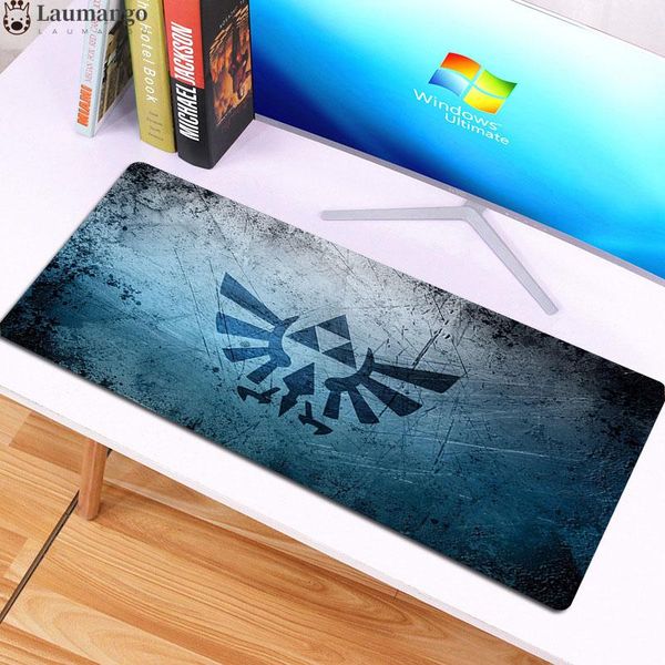 

mouse pads & wrist rests lapkeyboard computer deskpad gaming protector desk mat office mats gamer zelda waterproof natural pad