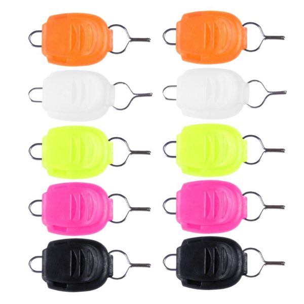 

25pcs fishing accessories luminous wheel ser thread clip lock line buckle s