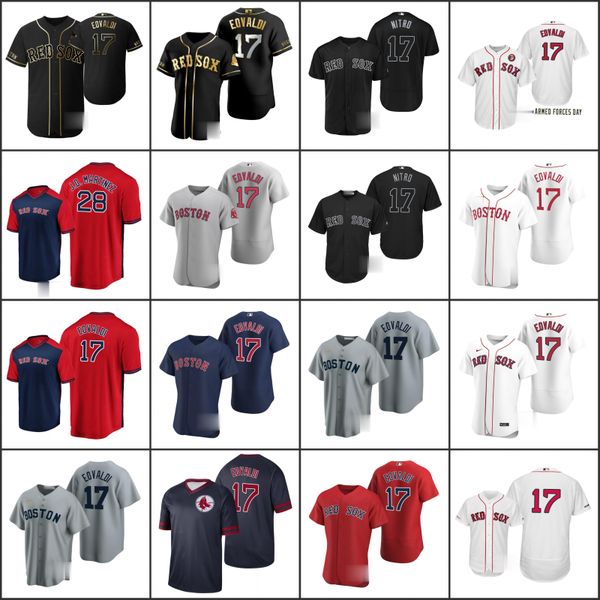 

boston red sox gray 17 nathan eovaldi men women youth jersey, Black;red
