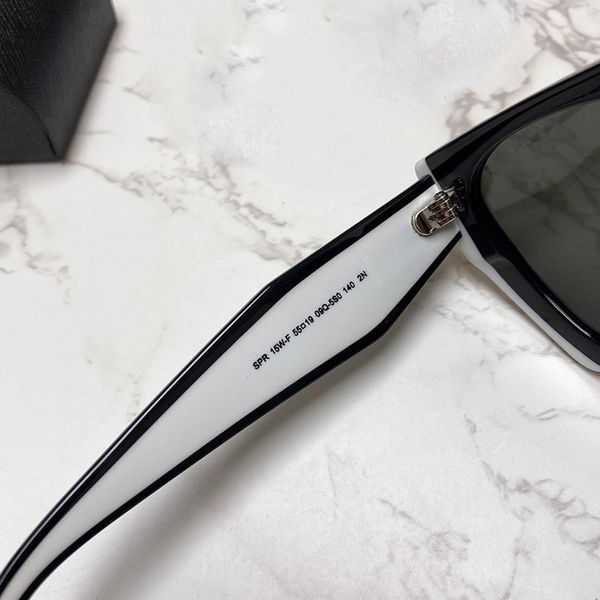 

15ws designer ladies sunglasses monochrome pr party glasses women stage style fashion cat eye frame size, White;black