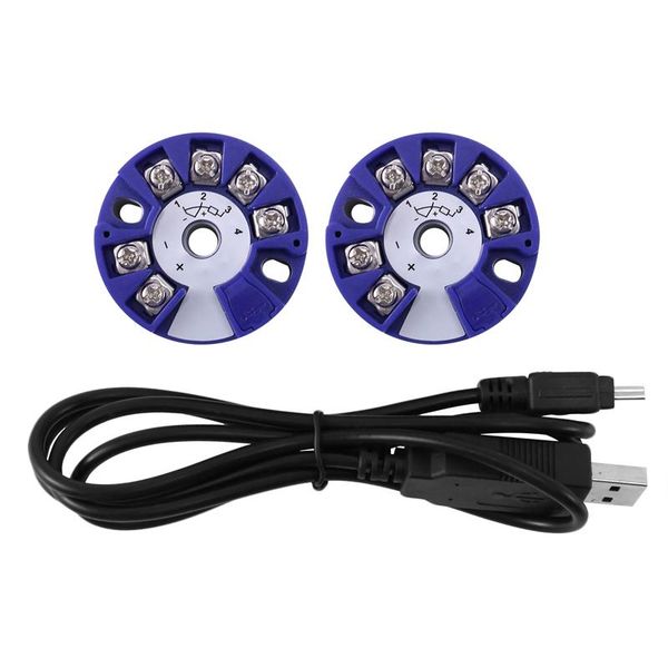 

smart home control programmable thermocouple rtd pt100 to 4-20ma converter tc input output head-mounted temperature transmitter