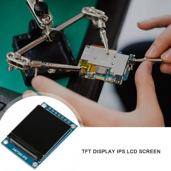 

st7789 drive lcd oled display ips tft ic spi communication tension spi interface full color diy 240x240 3.3v for arduino