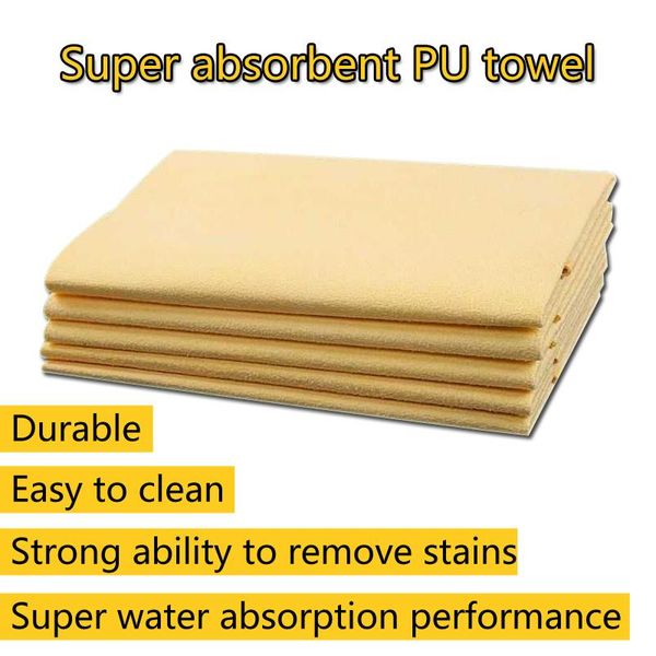 

car sponge towel washing dry cloth microfiber pu super absorbent strong decontamination stain cleaning for home el