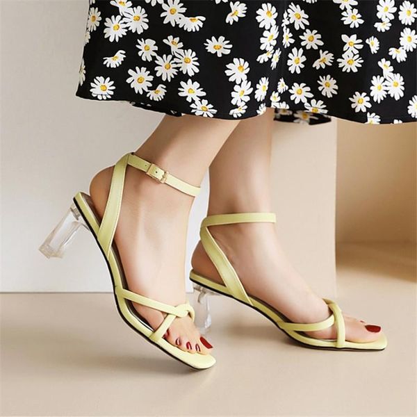 

sandals pxelena fashion women crystal high heels ankle strap 2021 summer plus size 34-43 lady party dress catwalk shoes green ol, Black