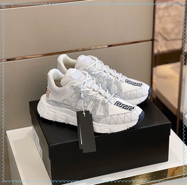 

2021ss dating artifact for mens designer luxury shoes casual sneakers discrete coordinate print on upper of milan size38-46, Red;white