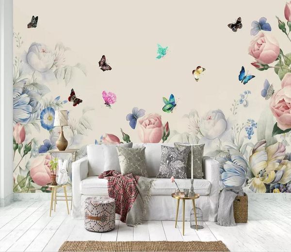 

wallpapers [self-adhesive] 3d butterfly in the bush 18443 wall paper mural print decal murals