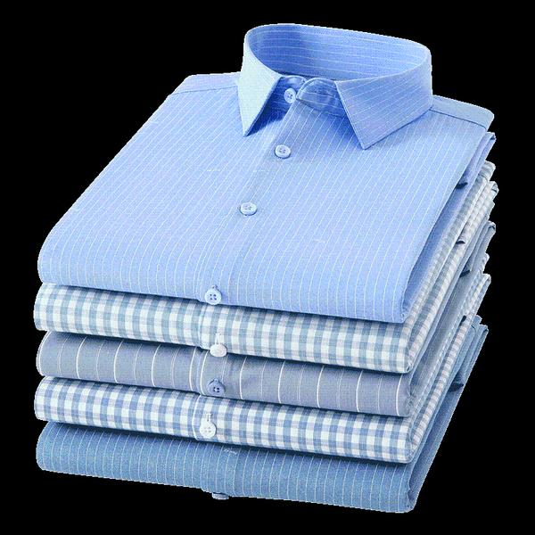 

men's casual shirts work regular-fit oxford striped plaid checkered single patch pocket long-sleeve gingham shirt, White;black