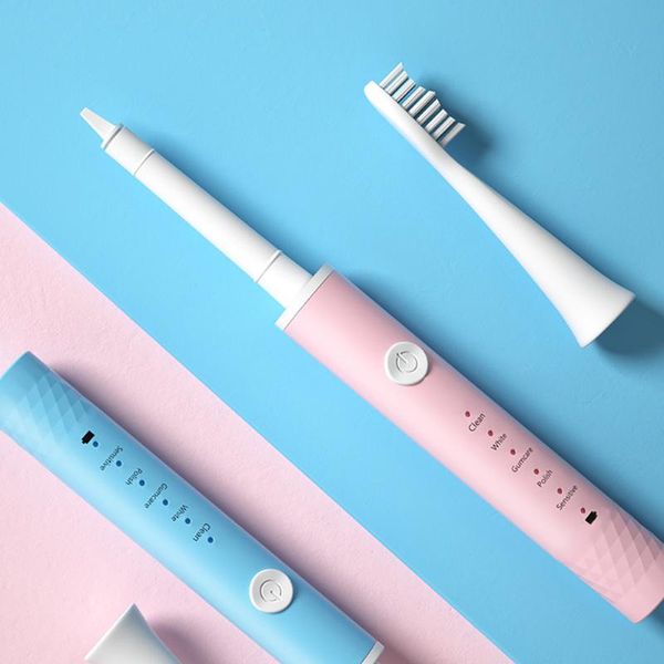 

smart electric toothbrush waterproof electronic adjustable sonic 5 gear position usb charge rechargeable for adult
