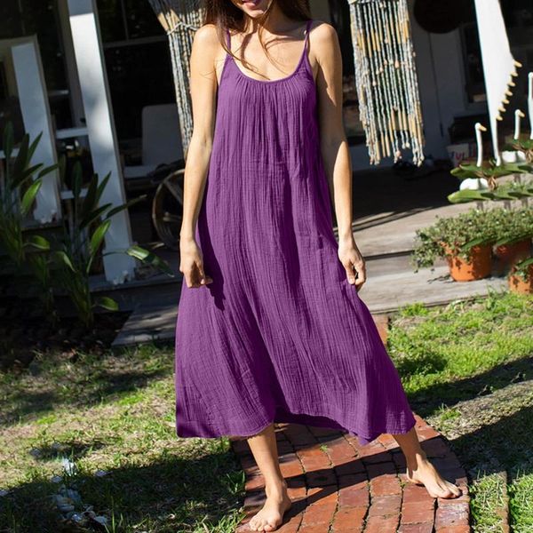 

casual dresses elegant dress women vintage o-neckline solid short sleeve loose pocket midi vestidos mujer verano 2021 40, Black;gray
