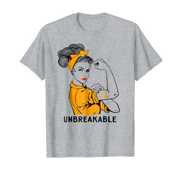 

MS Warrior Unbreakable T-Shirt Multiple Sclerosis Awareness, Mainly pictures
