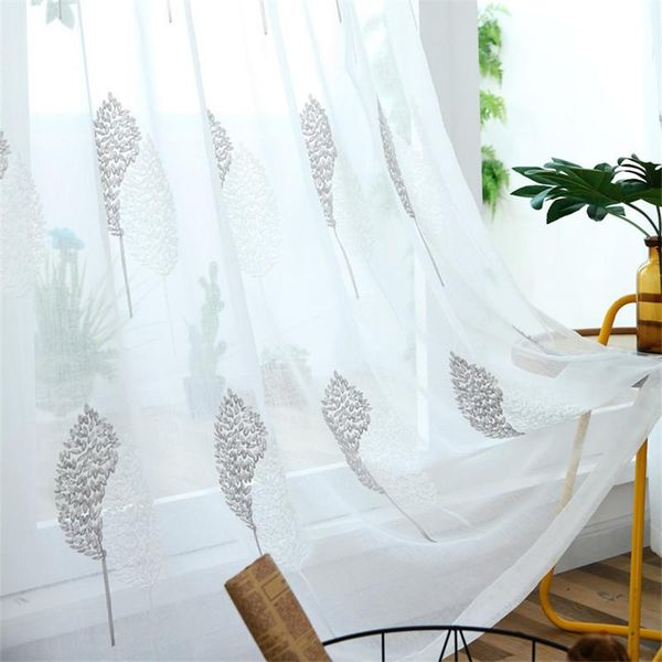

living room window curtains white tulle grey embroidered bedroom sheer for kitchen drapes curtain &