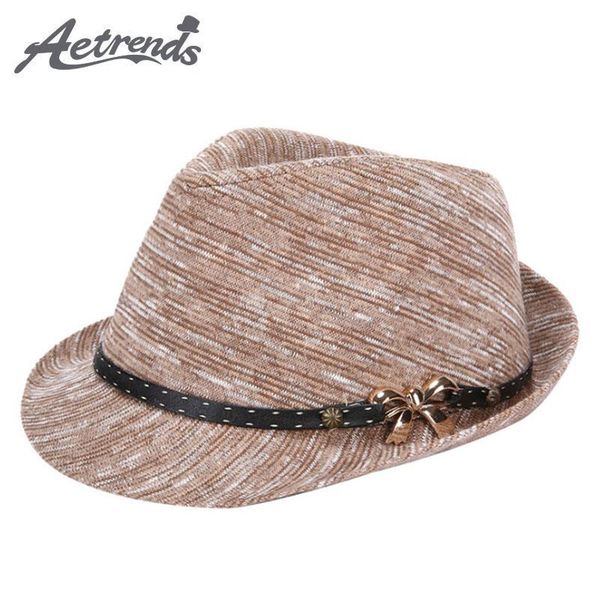 

stingy brim hats [aetrends] woolen felt fedora jazz cap panama for women fedoras z-5415, Blue;gray