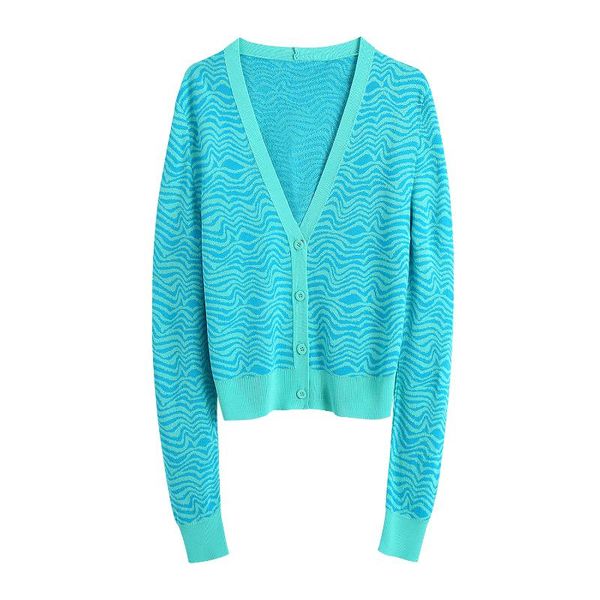 

women's jackets jcÂ·kilig 2021 jacquard knitted jacket b1717, Black;brown