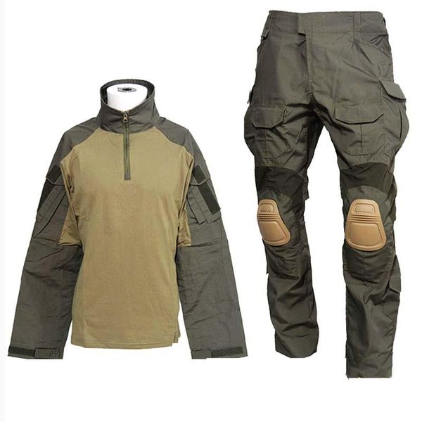 

frog suit gen3 outdoor sports mesh quick drying breathable elastic long sleeve pants combat gym clothing, White;black