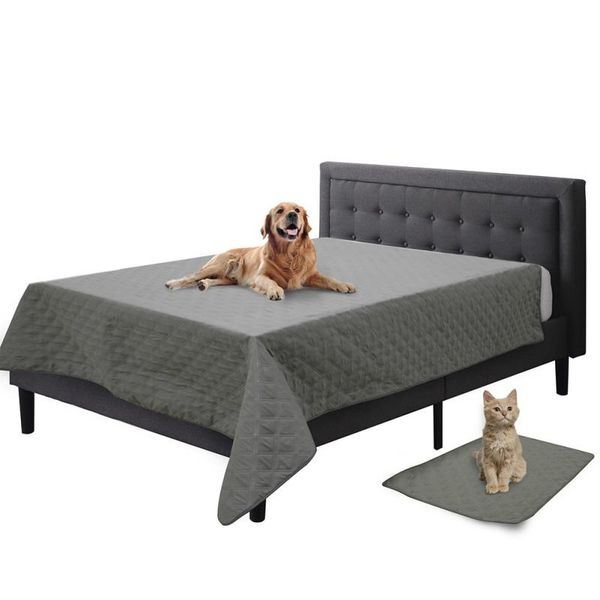 

kennels & pens pet dog pee pads reusable waterproof mattress pad large size protector for bed er sofa cover furniture