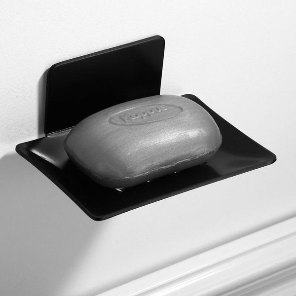 

soap dishes aluminum holder bathroom black dish storage punch rack container