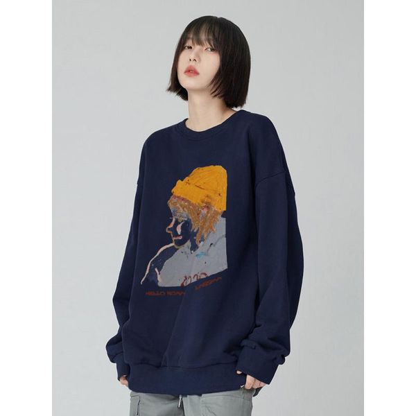 

women's hoodies & sweatshirts sweaters japanese kawaii ulzzang vintage loose casual ins sweater female korean harajuku clothing for wom, Black
