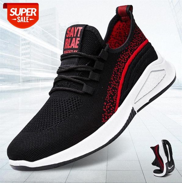 

men's casual sports style single shoes student thick-soled front lace-up personality hiking round-toe running #ey9y