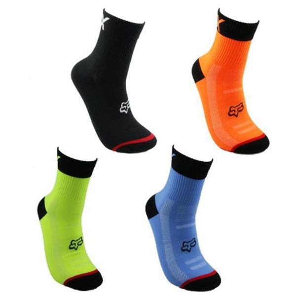 

sports socks breathable low compression road racing outdoor cycling hiking, Black