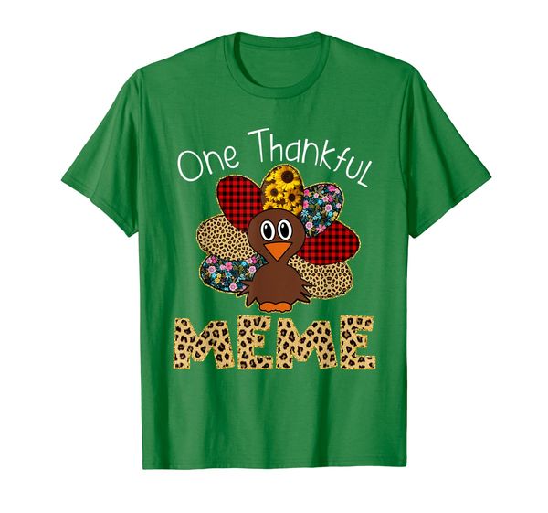 

one thankful meme turkey thanksgiving gift t-shirt, White;black