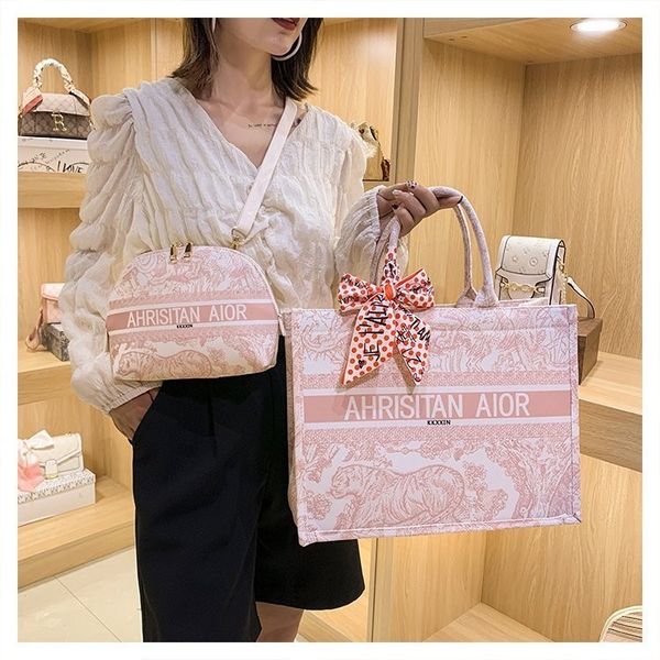 

womens purses & handbags letter pink shopping bag portable one shoulder messenger bag new style for female students purse r7vl