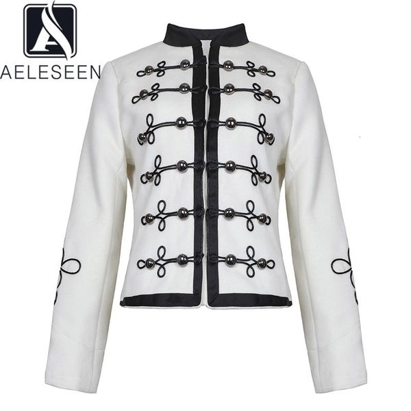 

women's jackets aeleseen 2021 autumn selling vintage women bows pattern bottons single breasted casual wearing jacket on sale, Black;brown