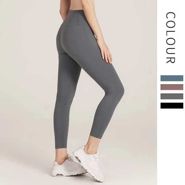 

yoga outfit women leggings no front seam buttery soft woman workout leggins pant for gym sports fitness