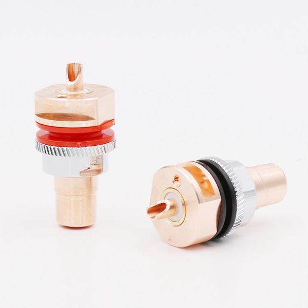 

smart power plugs viborg rc101 pure copper rca socket solder female hifi