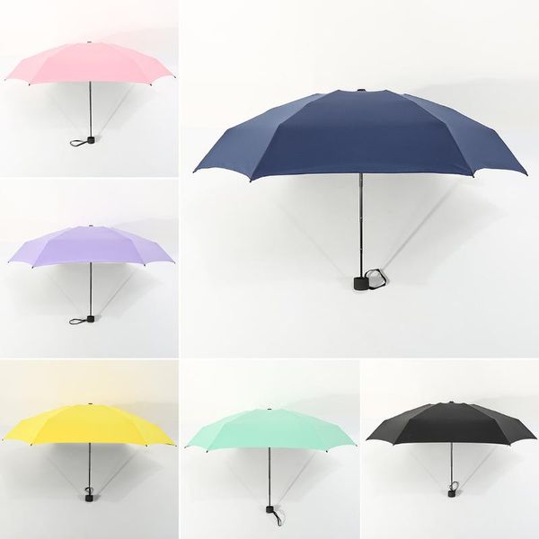 

umbrellas fashion folding umbrella rain women gift men mini pocket parasol girls anti-uv waterproof portable travel shipped within 24h