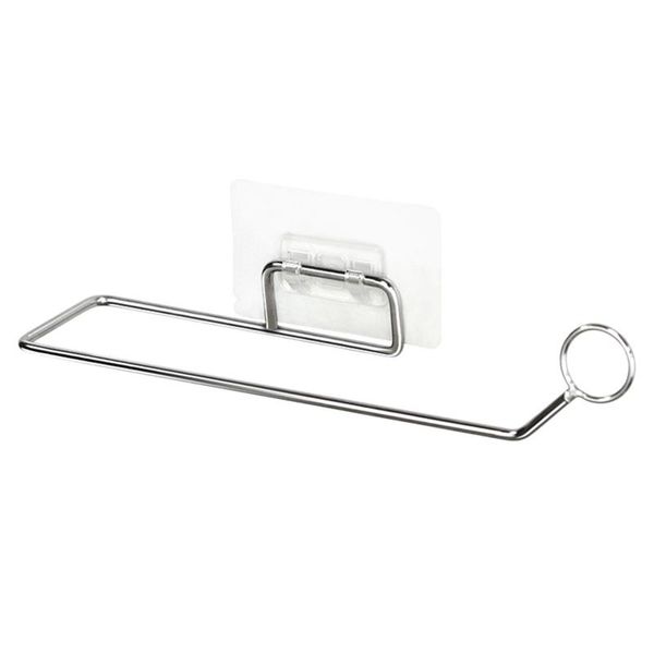 

toilet paper holders holder stainless steel bathroom suction hanger tissue rack kitchen towel hanging mazi888