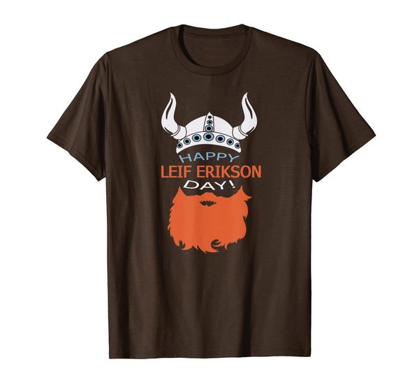 

happy leif erikson day shirt, White;black